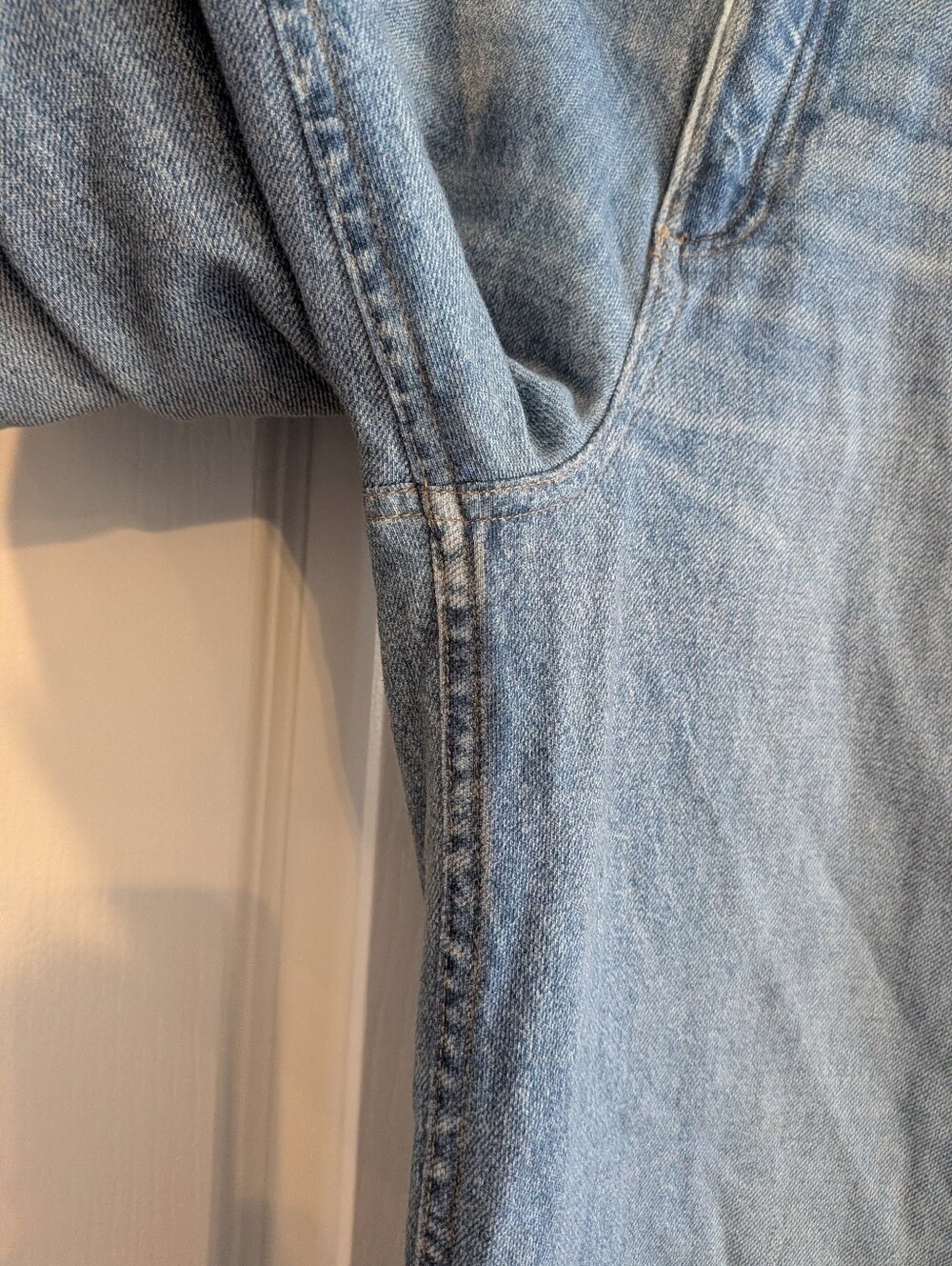 Rag & Bone Miramar Sofie Wide-Leg Pant Raily Sweatpant Jean Cotton Terry Size 29 - Picture 7 of 14